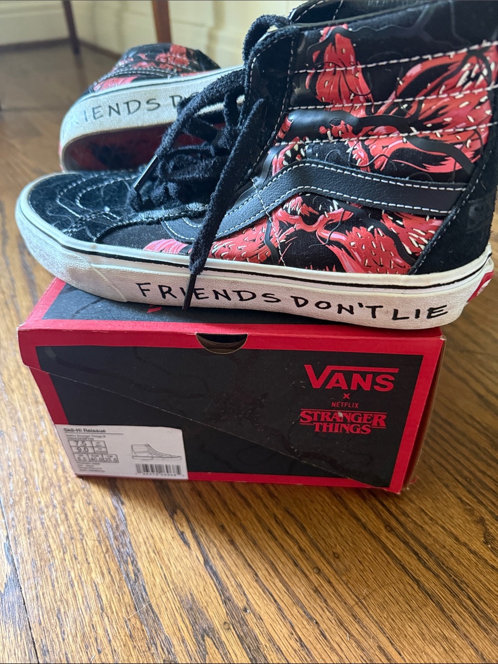 Vans Stranger Things High-Top Sneakers - unisex. With box. EUC - Picture 2 of 6